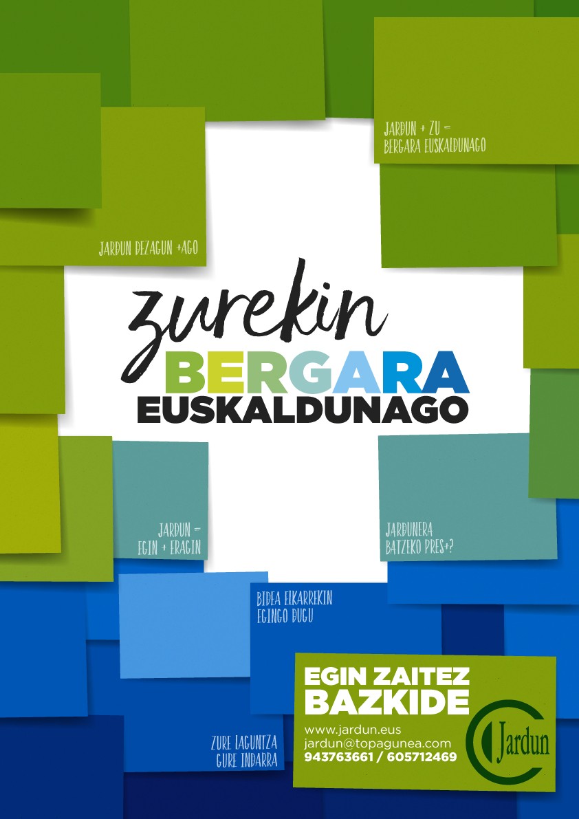 Zurekin Bergara euskaldunago!