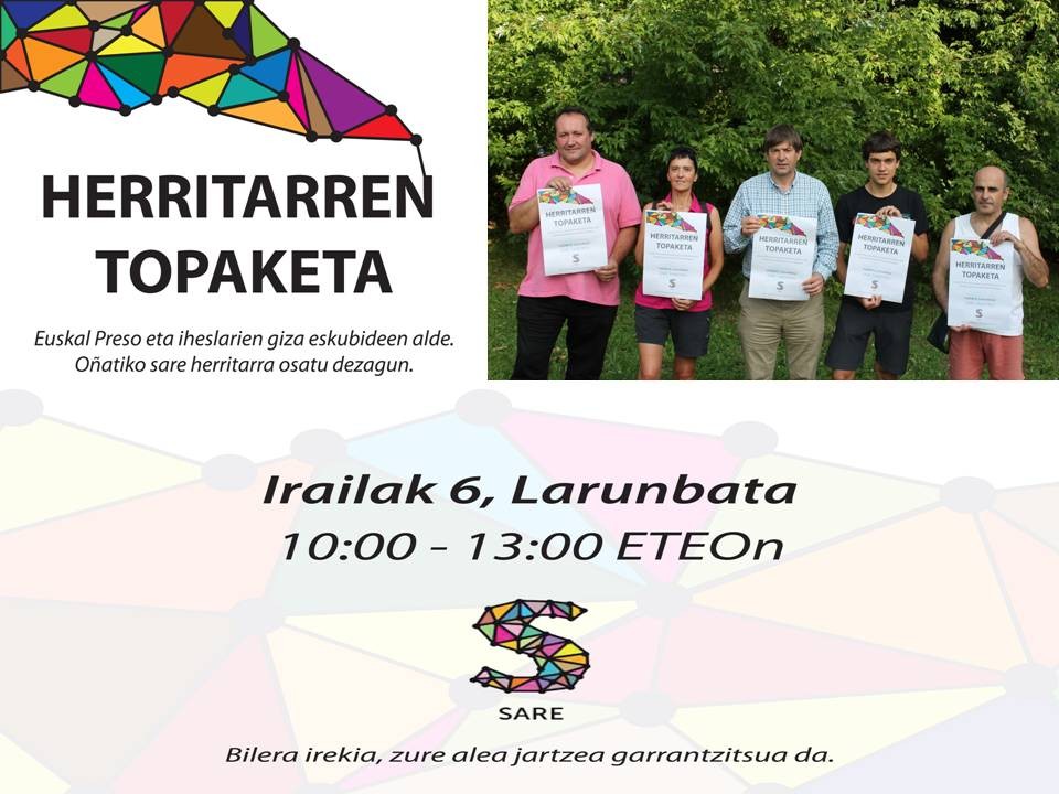 Zapatu honetan zita garrantzitsua Oñatin!!!