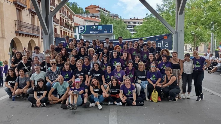 Ikasturte bukaerako festa, familia giroan