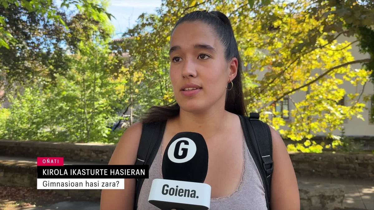 Ikasturte hasierakin batera gimnasioan hasi zara?