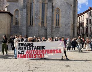 EHko Emakumeen Mundu Martxa: "Ez dugu Angeluko heriotza indarkeria matxistaren testuingurutik kanpo ulertu nahi"