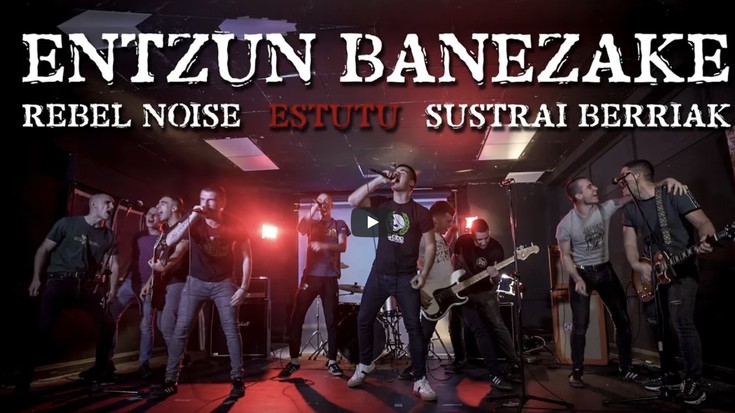 Rebel Noise taldearen bideoklip berria, Sustrai Berriak eta Estutu taldeekin batera grabatua