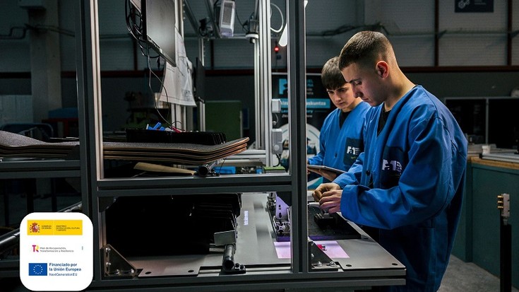 'Industria 5.0rako lanpostu digitalak' proiektua Miguel Altuna Lanbide Heziketan
