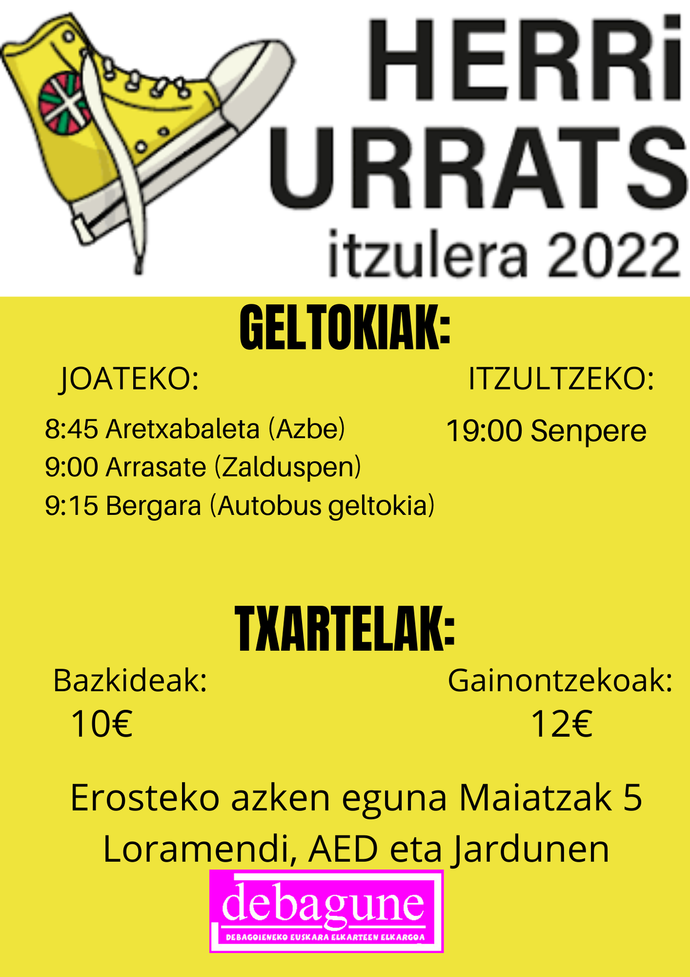 Herri Urratserako busa, Arrasate literatur lehiaketak eta San Joanetako lelo lehiaketa, azken txanpan!
