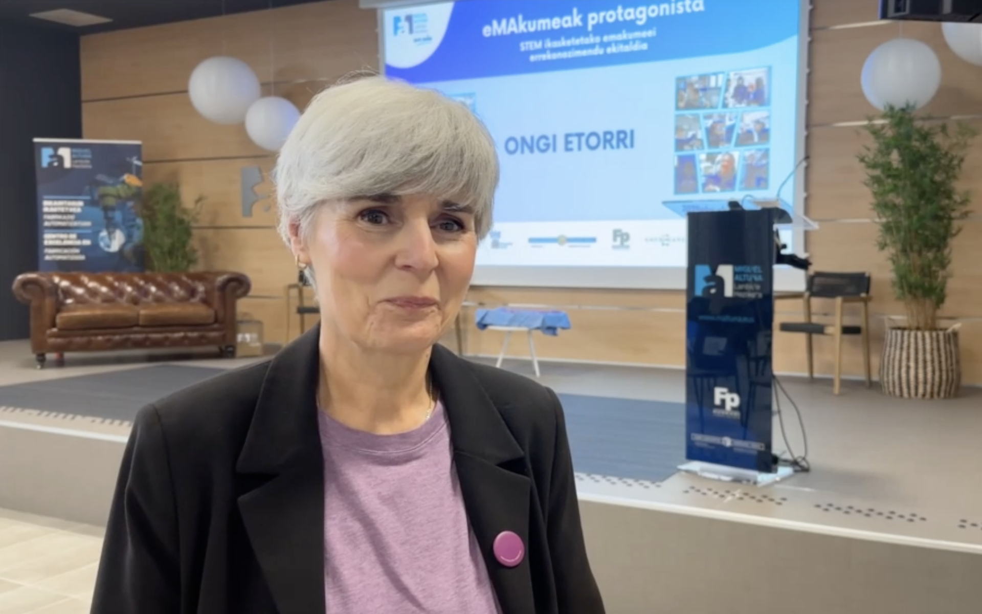 Berdintasunean lortutako aurrerapenak eta erronka aztergai Miren Elgarrestaren eskutik