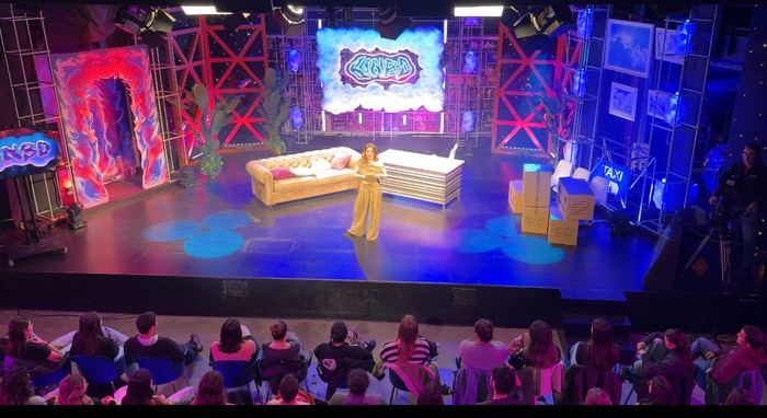 Publikoa gustura 'Linbo' saioaren Elgetako lehen bi grabaketak zuzenean ikusita