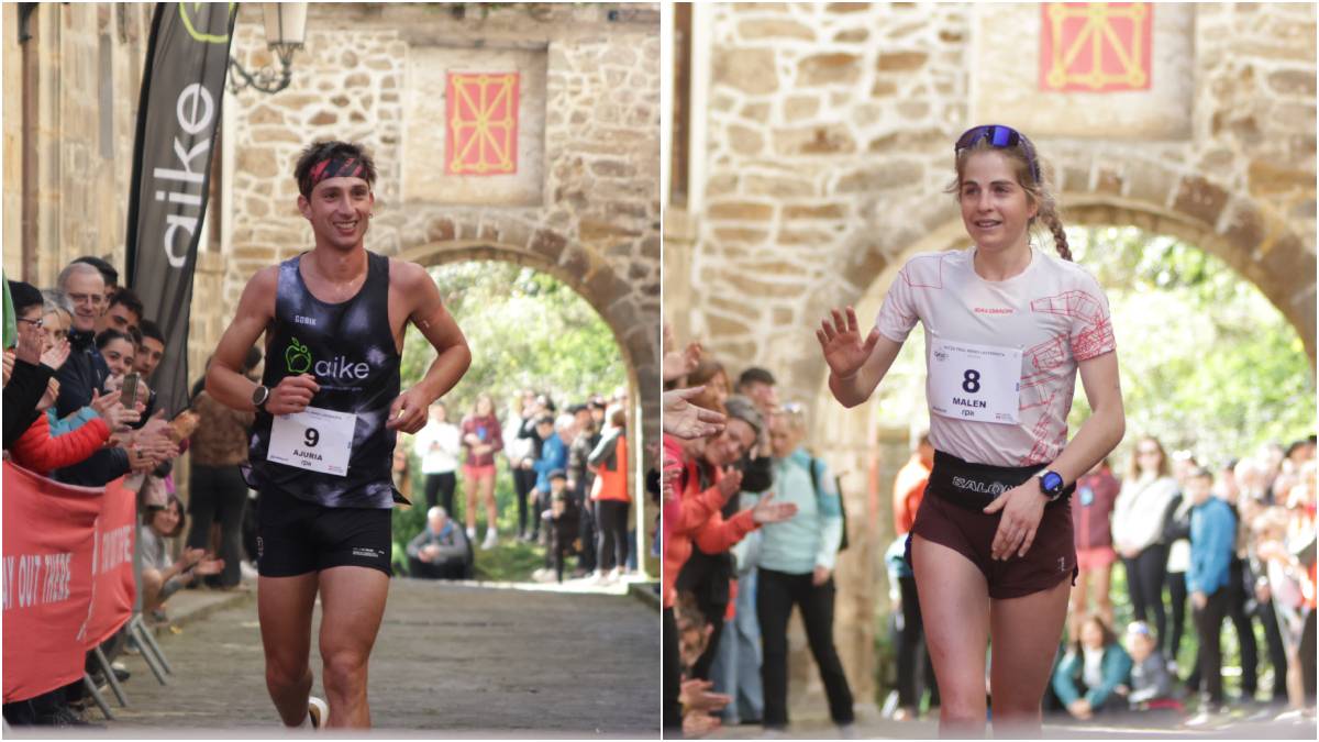 Aitor Ajuria eta Malen Osa izan dira azkarrenak Gatza Trail lasterketaren lehenengo edizioan