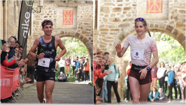 Aitor Ajuria eta Malen Osa izan dira azkarrenak Gatza Trail lasterketaren lehenengo edizioan