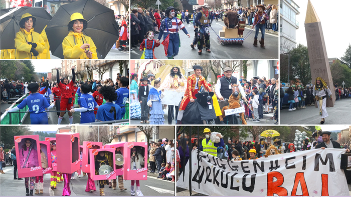 Hamar kuadrillak jaso dituzte mozorro lehiaketako sariak