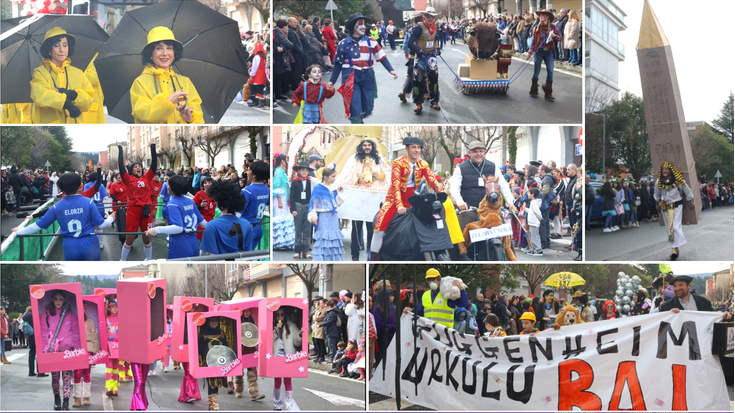 Hamar kuadrillak jaso dituzte mozorro lehiaketako sariak