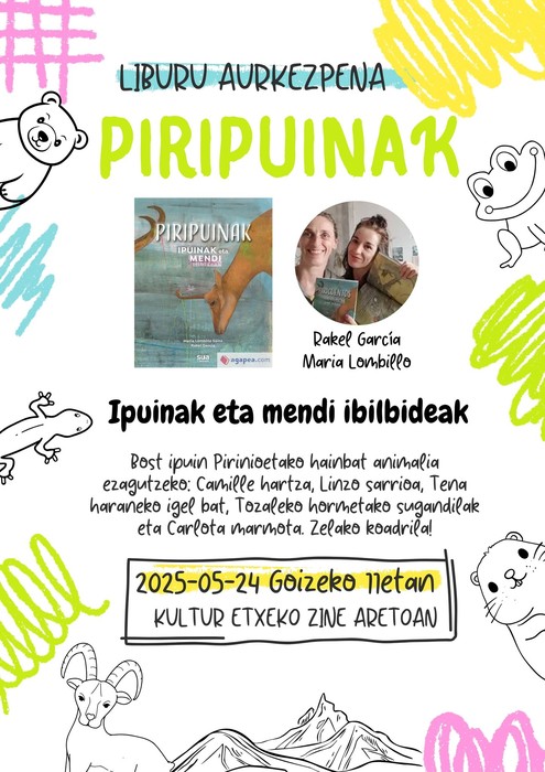 Piripuinak liburu aurkezpena