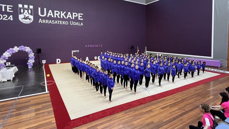 Arrasate Dragoi taldeko gimnastek Bergaran ekingo diote denboraldi berriari