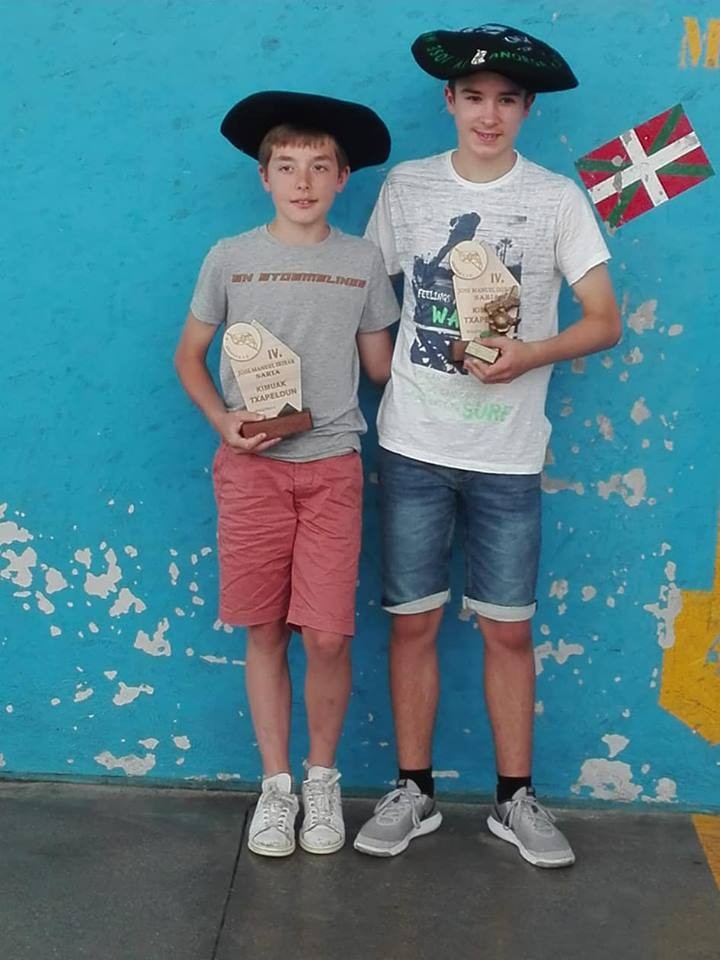 Manex Juaristik txapela jantzi du Añorgako pilota txapelketan
