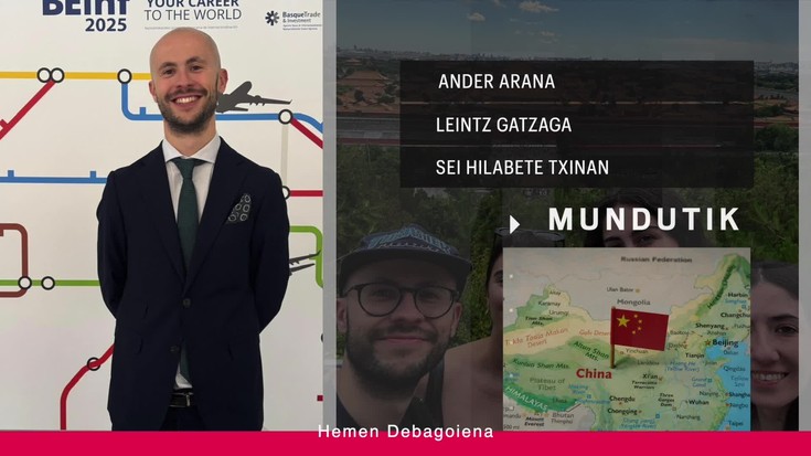 'Hemen Debagoiena': Ander Arana, Txinako Guangzhou hirian bizi den gatzagarra
