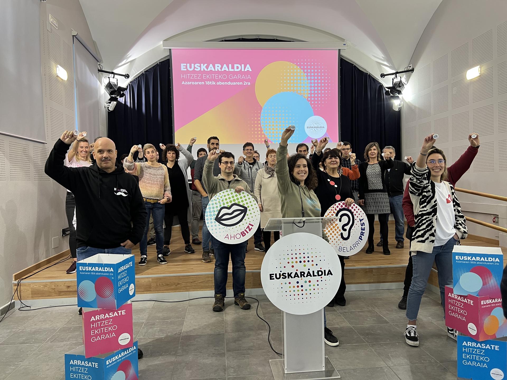 Festa batekin borobilduko dute Euskaraldia egubakoitzean