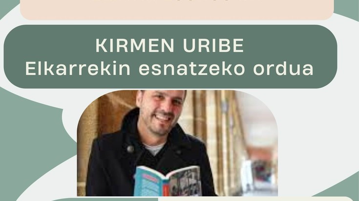 KIRMEN URIBEREN "Elkarrekin esnatzeko ordua" LIBURUAREN INGURUKO SOLASALDIA MIKEL ANTZA ETA ASIER ALTUNA-REKIN