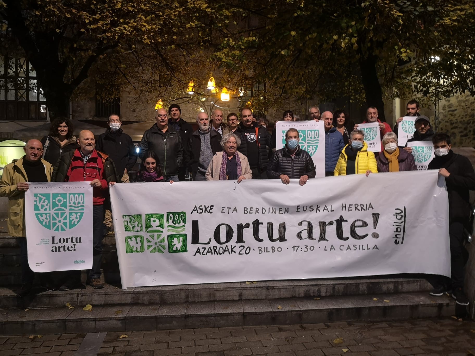 Autobusak, EH Bilduren zapatuko Bilboko manifestaziora joateko