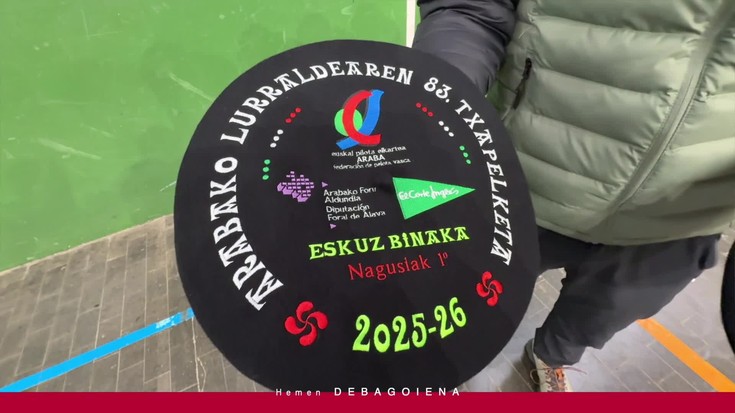 'Hemen Debagoiena': Asier del Campo pilotari aramaioarrari elkarrizketa eta asteburuko agenda