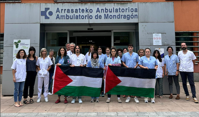 Osasun langileek Palestinako "holokausto egoera larria" salatu dute