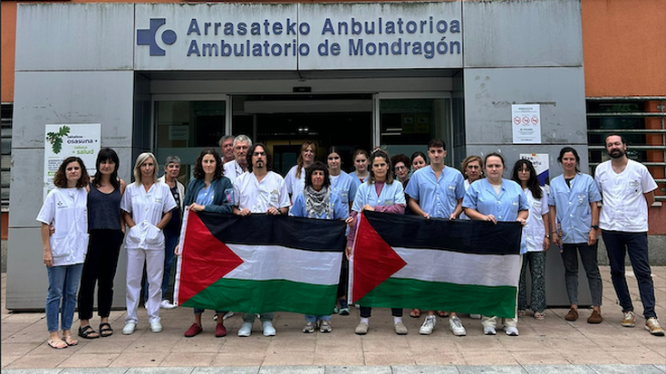 Osasun langileek Palestinako "holokausto egoera larria" salatu dute