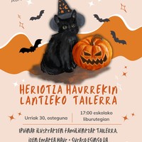 Heriotza haurrekin lantzeko tailerra