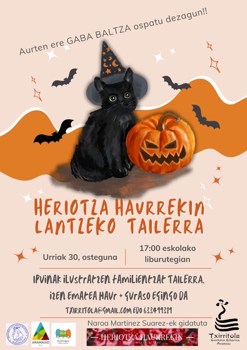 Heriotza haurrekin lantzeko tailerra