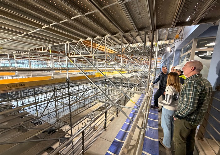 Agorrosin kiroldegiko igerilekua otsailean erabilgarri egon dadin ari dira lanean