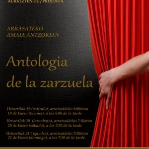 'Antologia de la zarzuela' ikuskizuna