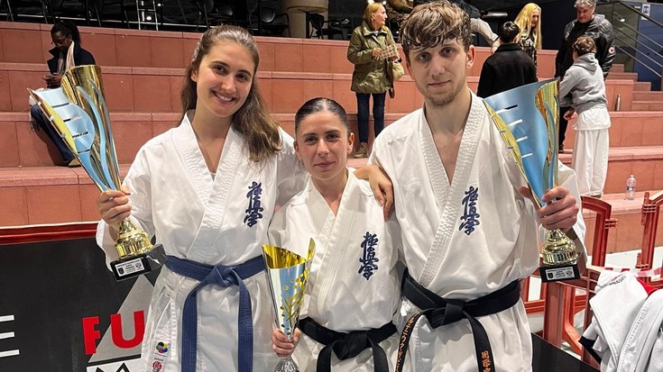 Emaitza "zoragarriekin" itzuli dira Saioako karatekak estatuko IKOKU txapelketatik