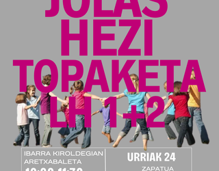 Zapatuan hasiko gara asteburuetako ekintzekin!