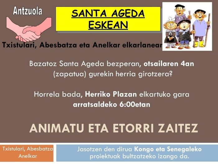 Santa Ageda eskea