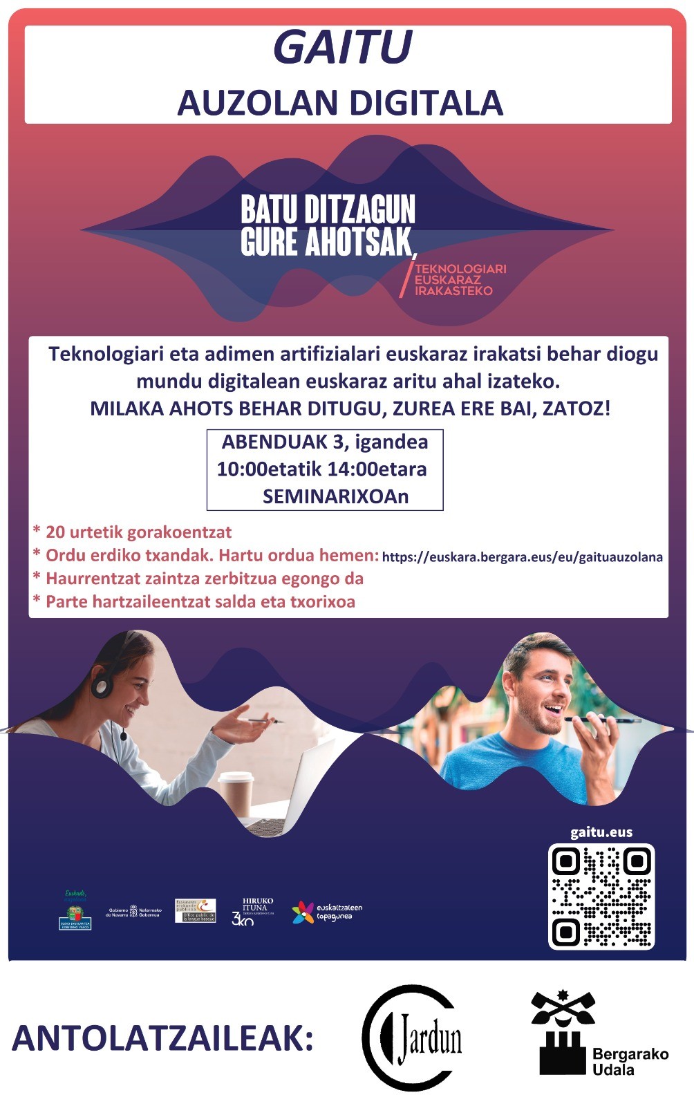 GAITU AUZOLAN DIGITALA ABENDUAK 3 EUSKARAREN EGUNEAN