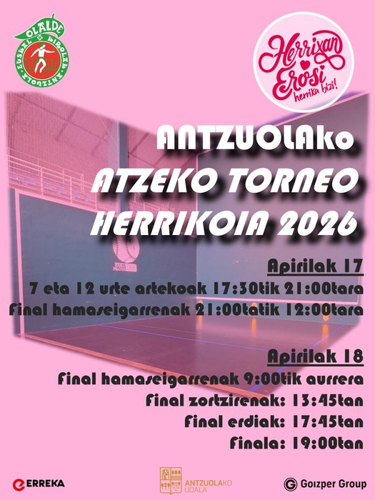 Atzeko pilota torneo herrikoia