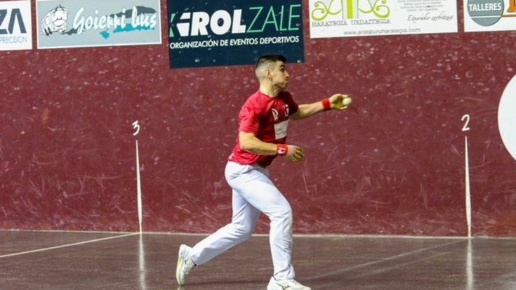 Ander Murua, Goñiren omenezko txapelketako final-erdietan