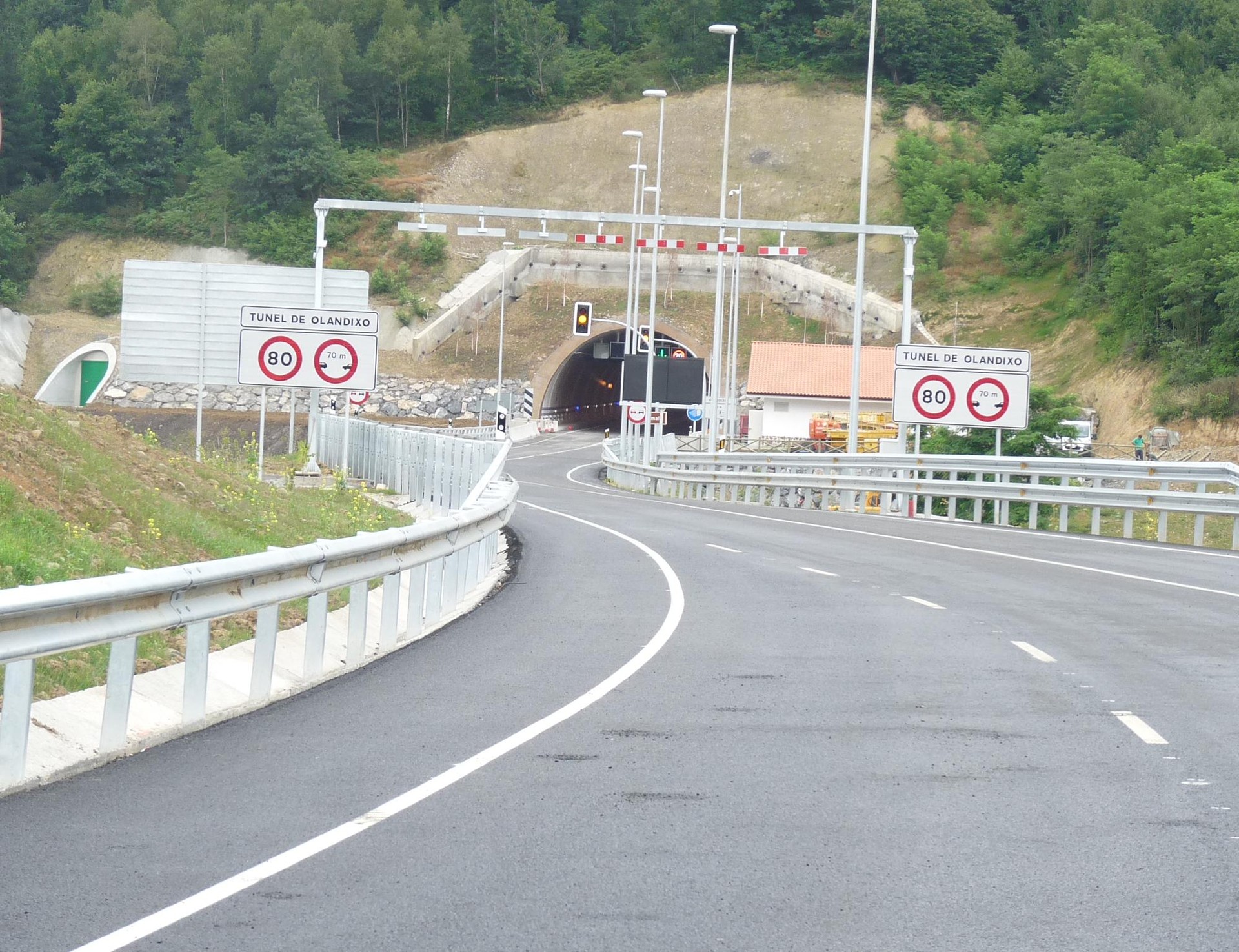 Olandixoko tunela eta AP-636 errepidea itxita eguazten gauean