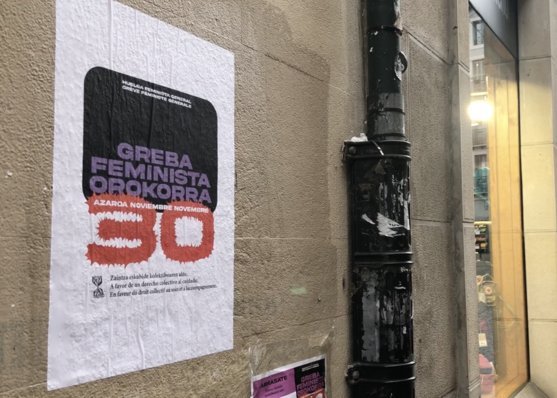 Greba feminista orokorra, zaintzaren auzia mahai gaineratzeko