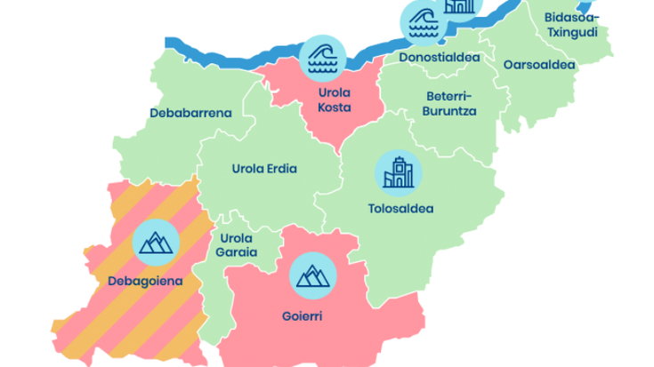 Debagoiena da Gipuzkoan klima aldaketarekiko kalteberatasun handiena duen eskualdea Aldundiaren arabera