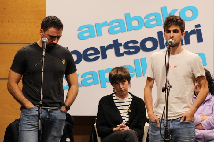Aitor Ugartek irabazi du Arabako Bertsolari Txapelketako sailkapen faseko bigarren saioa