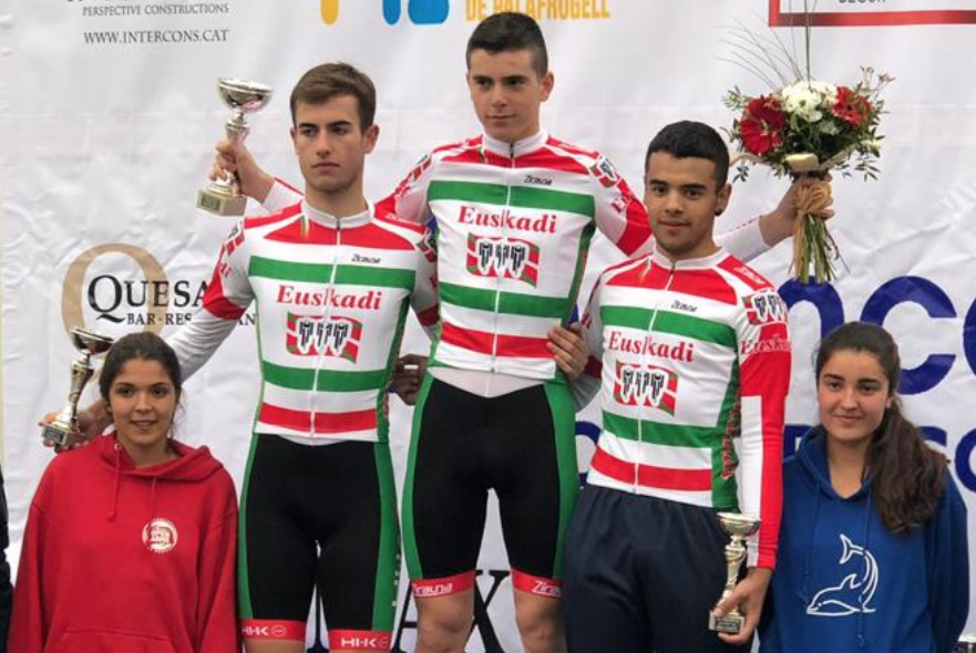 Danel Casais eta Aimar Erostarbek podiuma zapaldu dute Euskal Selekzioarekin