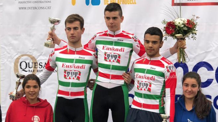 Danel Casais eta Aimar Erostarbek podiuma zapaldu dute Euskal Selekzioarekin
