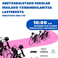 Aretxabaletako eskolar mailako txirrindularitza lasterketa