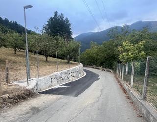 Santipillauko bihurgunea zabaltzeko lanak bukatu dituzte