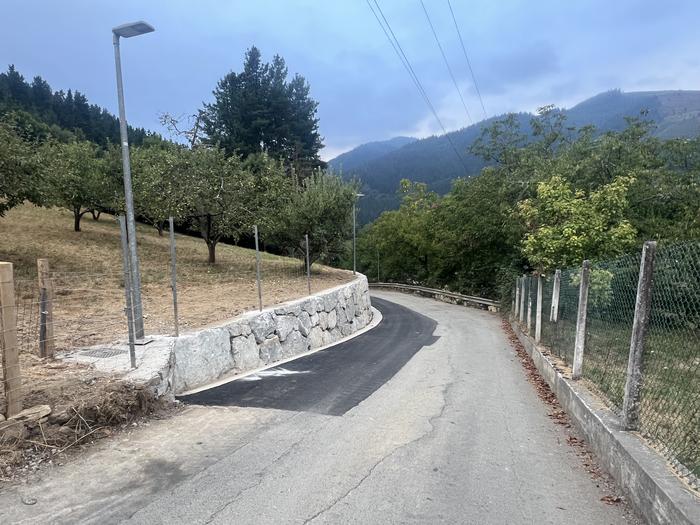 Santipillauko bihurgunea zabaltzeko lanak bukatu dituzte