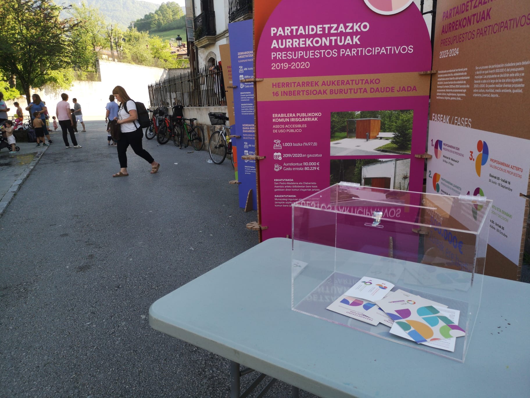 Partaidetza Aurrekontuak bozkatzeko unea herritarrentzat