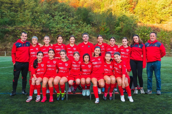 Eztalara gorriz joateko deia, Infantil neskak animatzeko