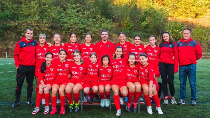 Eztalara gorriz joateko deia, Infantil neskak animatzeko