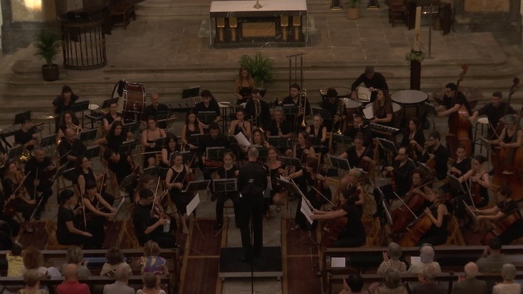 Bergarako Orkestra sinfonikoaren udako kontzertuko pieza bat