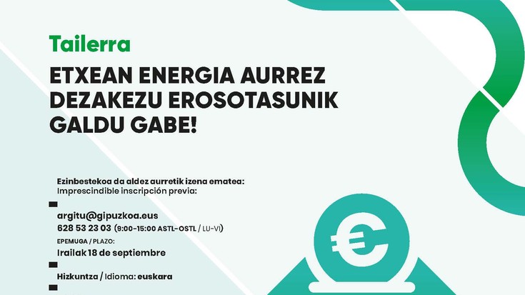 'Energia Argitu' tailerra