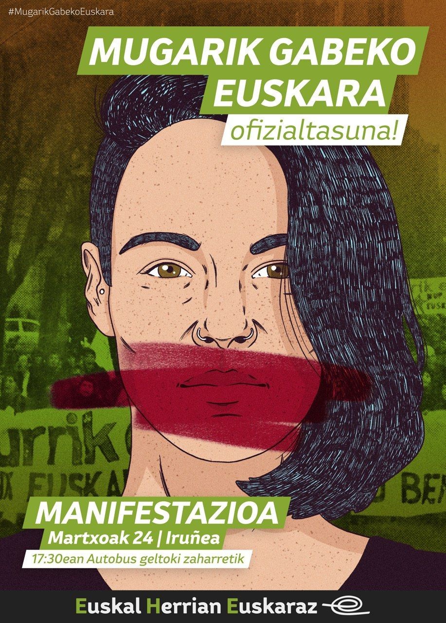Arrasateko EHE-k autobusa antolatu du zapatuko manifestaziorako
