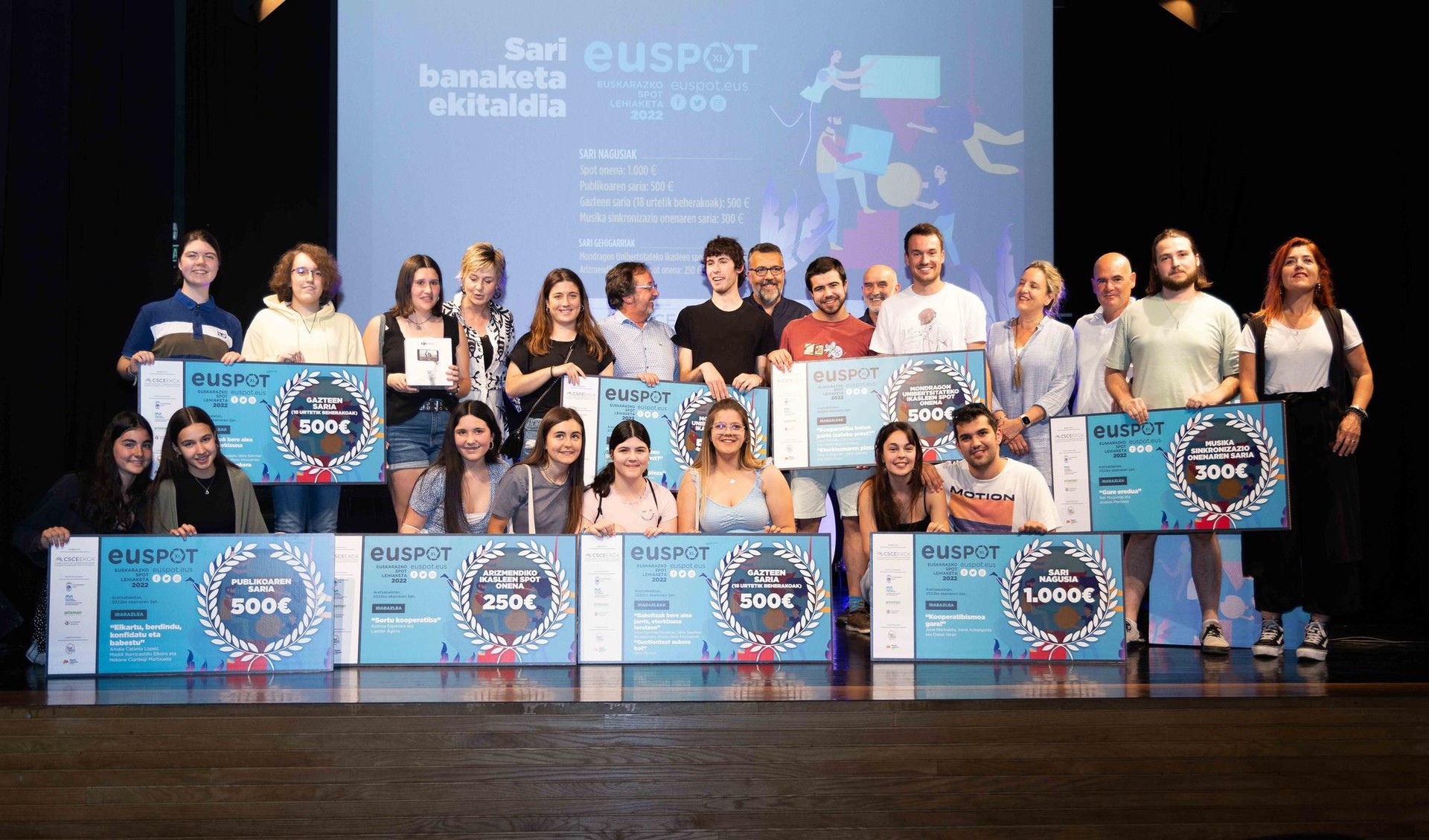 Euspot lehiaketara 149 spot aurkeztu dira, iaz baino 54 gehiago